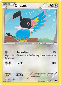Chatot (Dark Explorers #85)