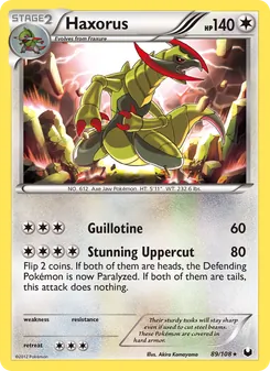Haxorus (Dark Explorers #89)