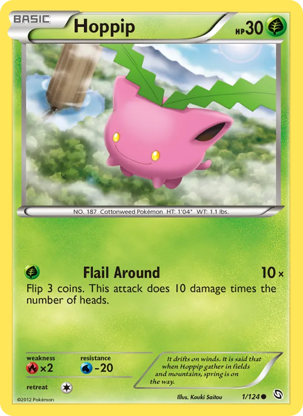 Hoppip — Dragons Exalted #1 (Pokémon TCG card)