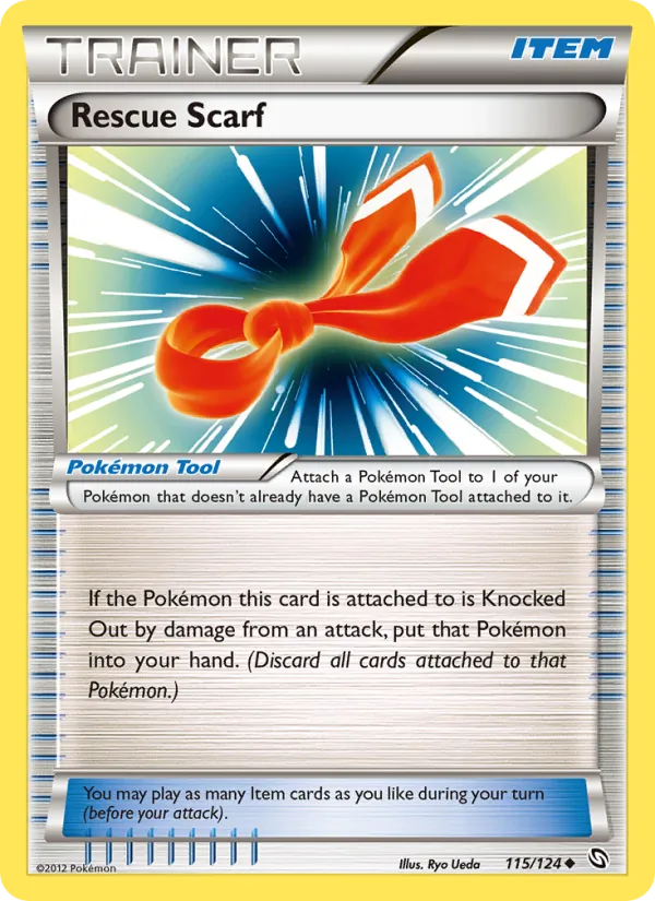 Rescue Scarf — Dragons Exalted #115 (Pokémon TCG card)