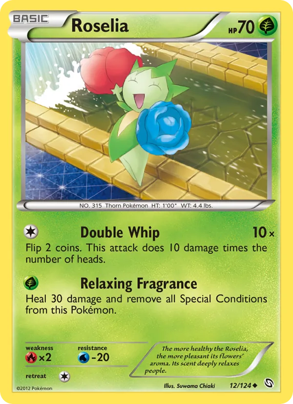Roselia — Dragons Exalted #12 (Pokémon TCG card)