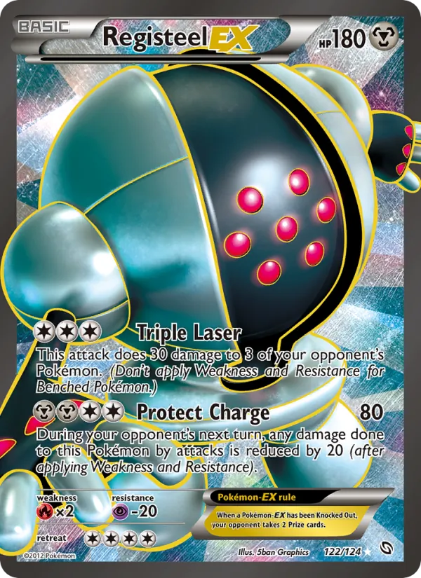 Registeel-EX — Dragons Exalted #122 (Pokémon TCG card)