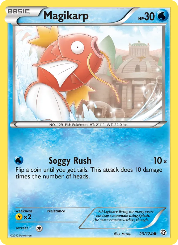 Magikarp — Dragons Exalted #23 (Pokémon TCG card)