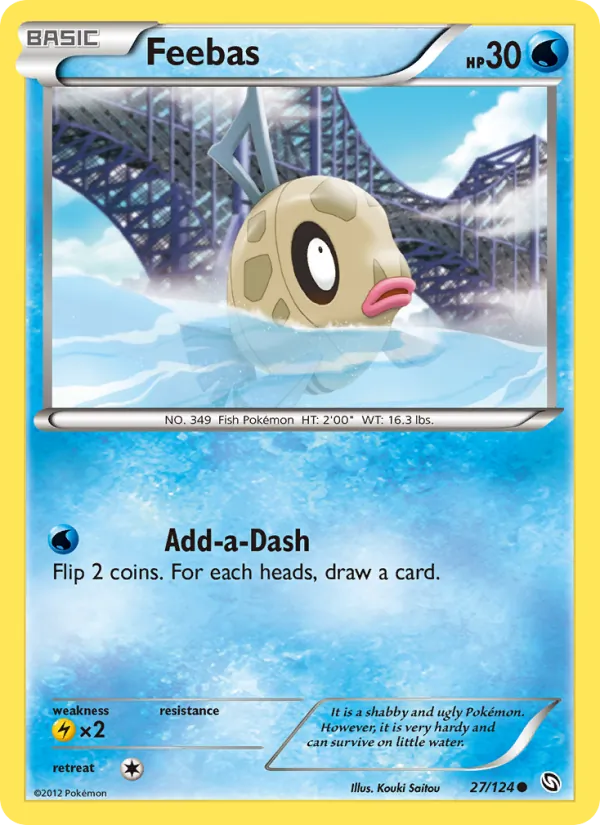 Feebas — Dragons Exalted #27 (Pokémon TCG card)