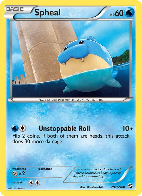 Spheal — Dragons Exalted #29 (Pokémon TCG card)