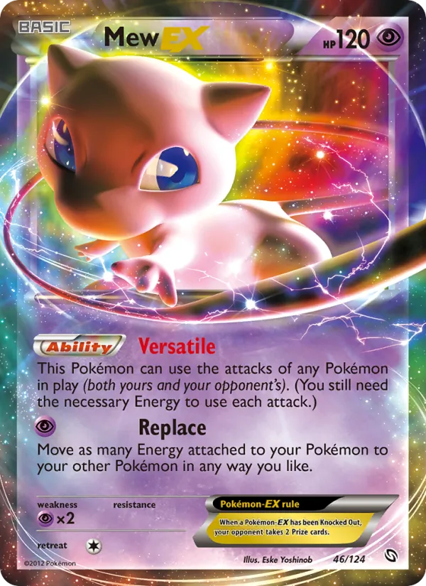Mew-EX — Dragons Exalted #46 (Pokémon TCG card)