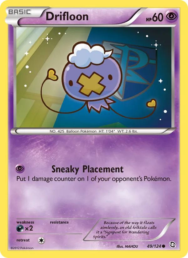 Drifloon — Dragons Exalted #49 (Pokémon TCG card)