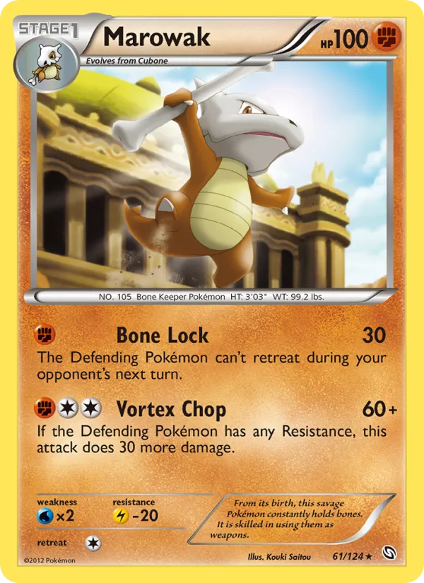 Marowak — Dragons Exalted #61 (Pokémon TCG card)