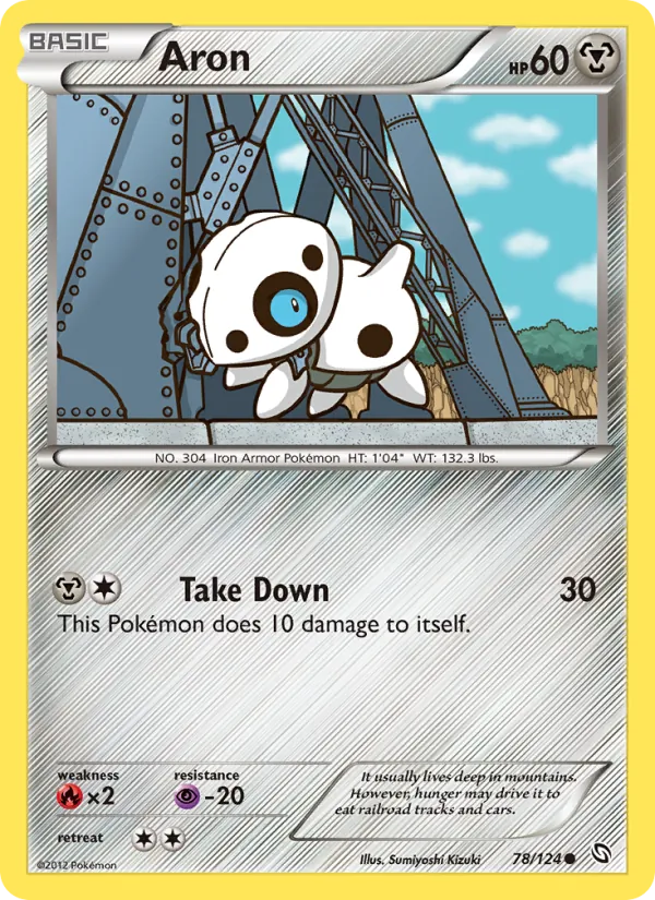 Aron — Dragons Exalted #78 (Pokémon TCG card)