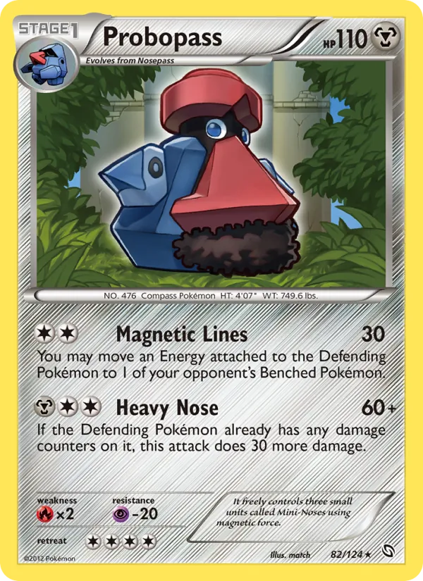Probopass — Dragons Exalted #82 (Pokémon TCG card)