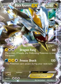 Black Kyurem-EX (Boundaries Crossed #101)