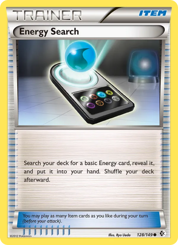 Energy Search — Boundaries Crossed #128 (Pokémon TCG card)