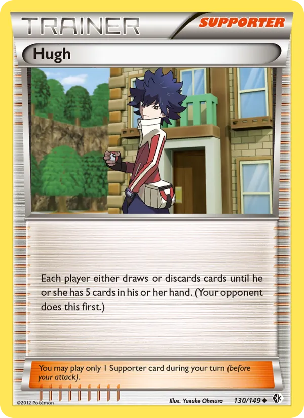 Hugh — Boundaries Crossed #130 (Pokémon TCG card)