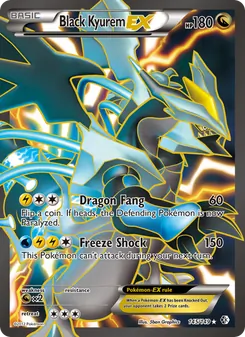 Black Kyurem-EX (Boundaries Crossed #145)