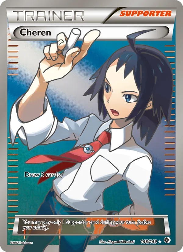 Cheren — Boundaries Crossed #148 (Pokémon TCG card)