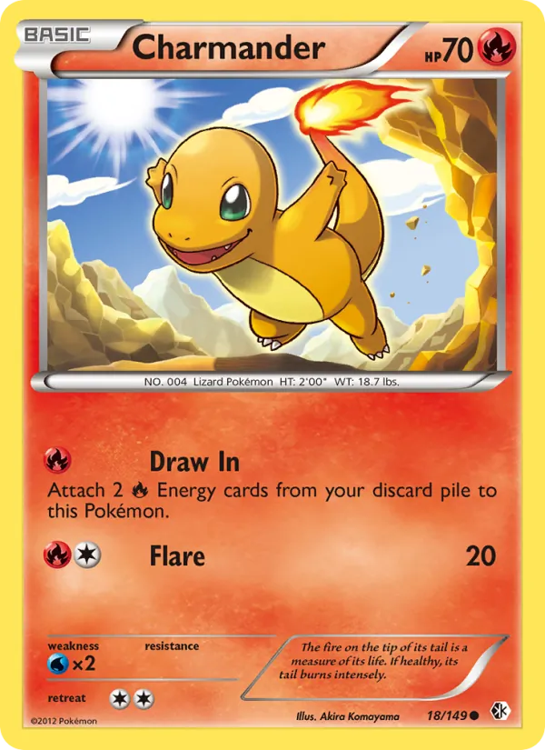 Charmander — Boundaries Crossed #18 (Pokémon TCG card)