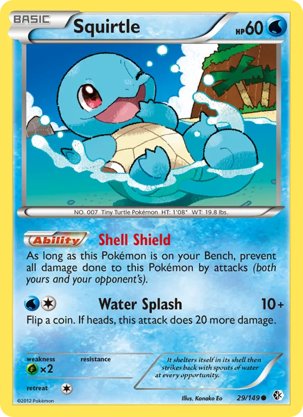 Squirtle — Boundaries Crossed #29 (Pokémon TCG card)