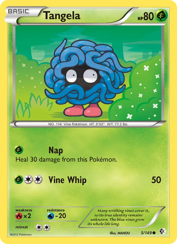 Tangela — Boundaries Crossed #5 (Pokémon TCG card)