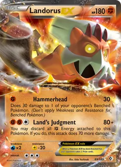 Landorus-EX (Boundaries Crossed #89)