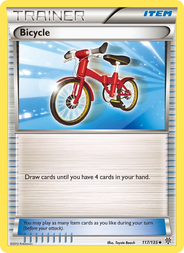 Bicycle — Plasma Storm #117 (Pokémon TCG card)