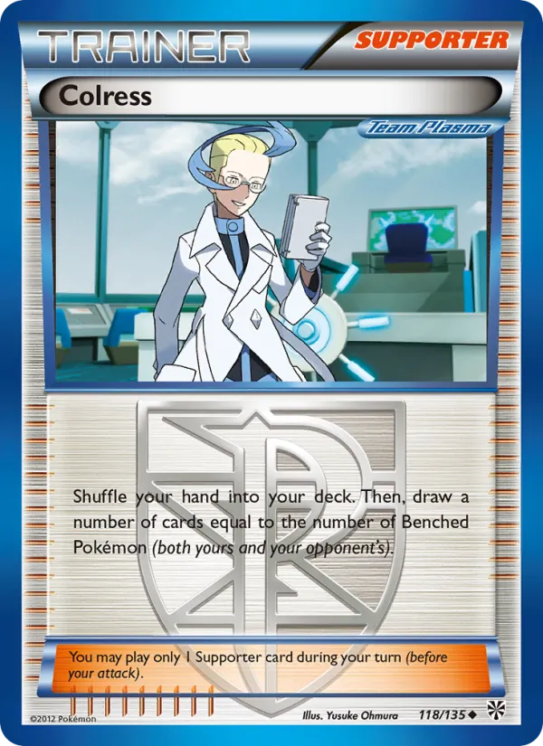 Colress — Plasma Storm #118 (Pokémon TCG card)