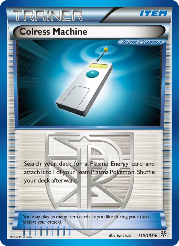 Colress Machine — Plasma Storm #119 (Pokémon TCG card)