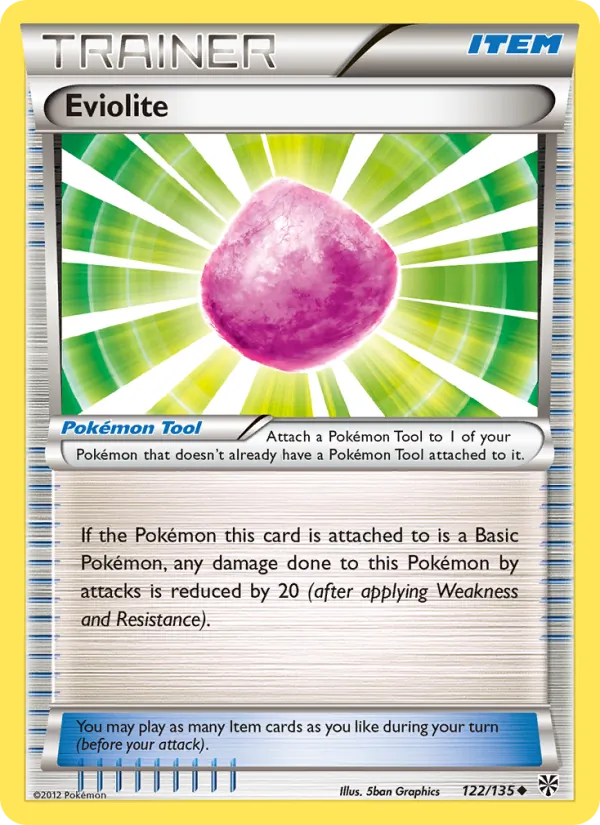 Eviolite — Plasma Storm #122 (Pokémon TCG card)