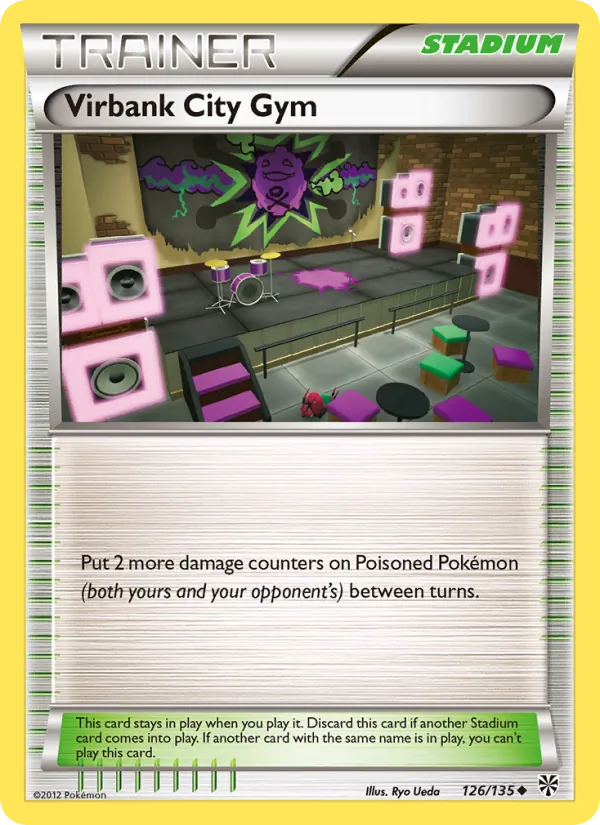 Virbank City Gym — Plasma Storm #126 (Pokémon TCG card)