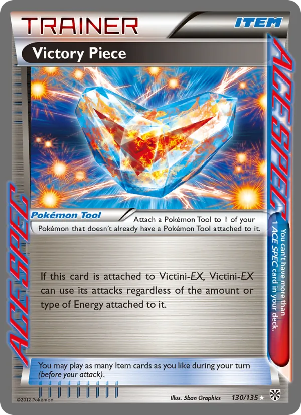 Victory Piece — Plasma Storm #130 (Pokémon TCG card)