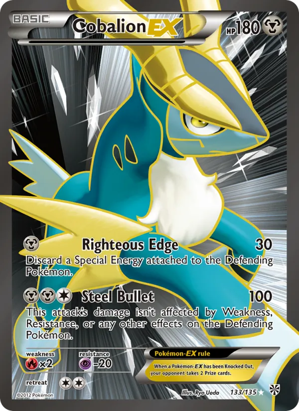 Cobalion-EX — Plasma Storm #133 (Pokémon TCG card)