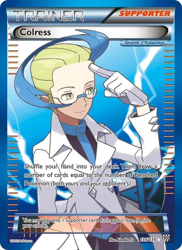 Colress — Plasma Storm #135 (Pokémon TCG card)