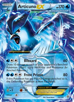 Articuno-EX (Plasma Storm #25)