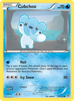 Cubchoo (Plasma Storm #40)