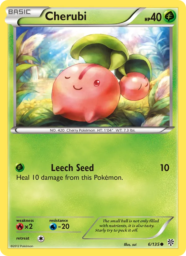 Cherubi — Plasma Storm #6 (Pokémon TCG card)
