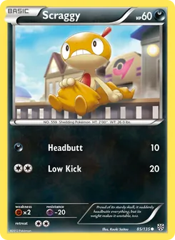 Scraggy (Plasma Storm #85)