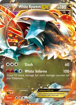 White Kyurem-EX (Plasma Storm #96)