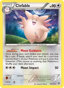 Clefable (Plasma Storm #98)