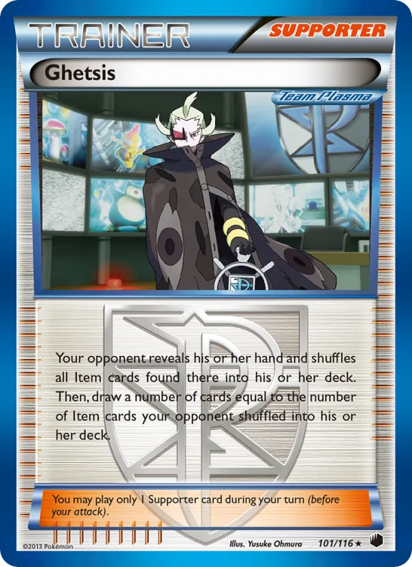 Ghetsis — Plasma Freeze #101 (Pokémon TCG card)