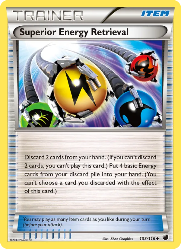 Superior Energy Retrieval — Plasma Freeze #103 (Pokémon TCG card)