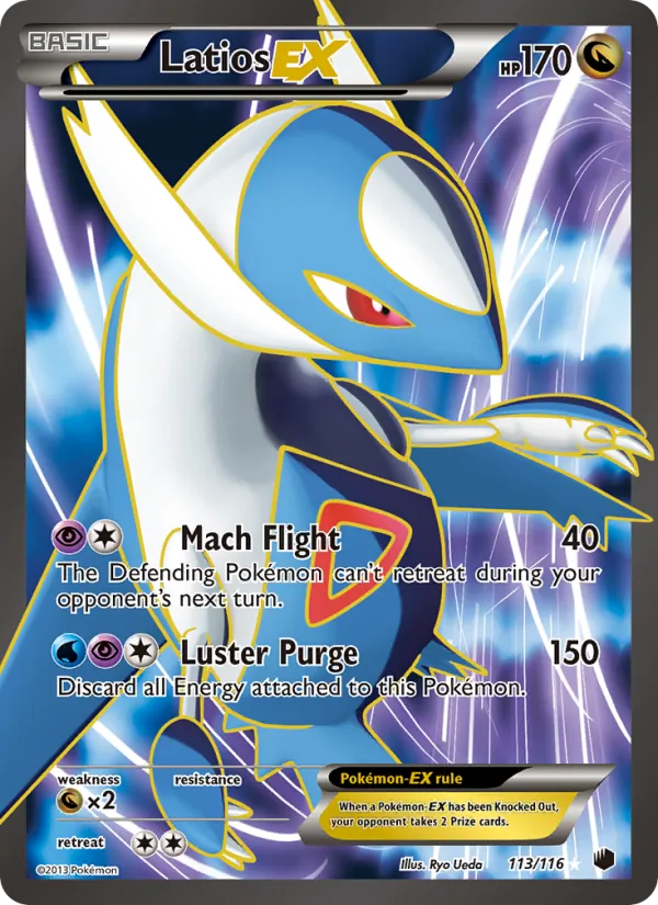 Latios-EX — Plasma Freeze #113 (Pokémon TCG card)