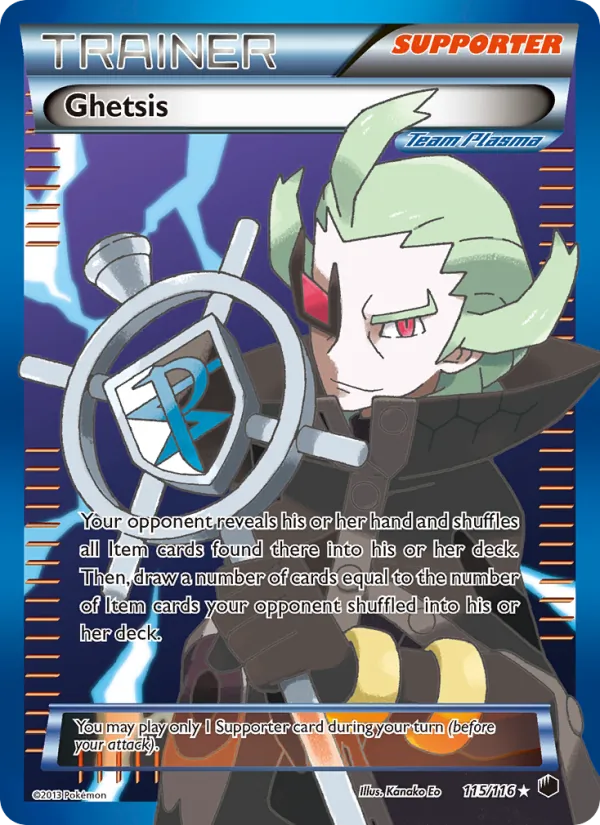 Ghetsis — Plasma Freeze #115 (Pokémon TCG card)