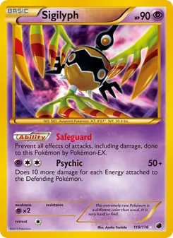 Sigilyph (Plasma Freeze #118)