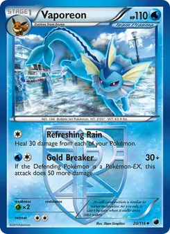 Vaporeon (Plasma Freeze #20)