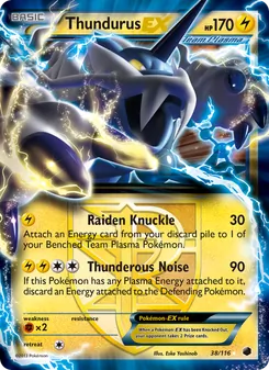 Thundurus-EX (Plasma Freeze #38)