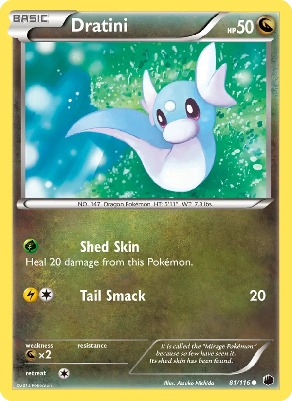 Dratini — Plasma Freeze #81 (Pokémon TCG card)