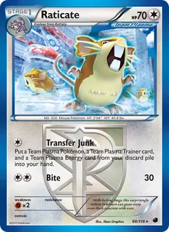 Raticate (Plasma Freeze #88)