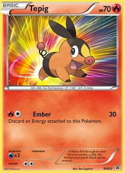 Tepig (BW Black Star Promos #BW02)