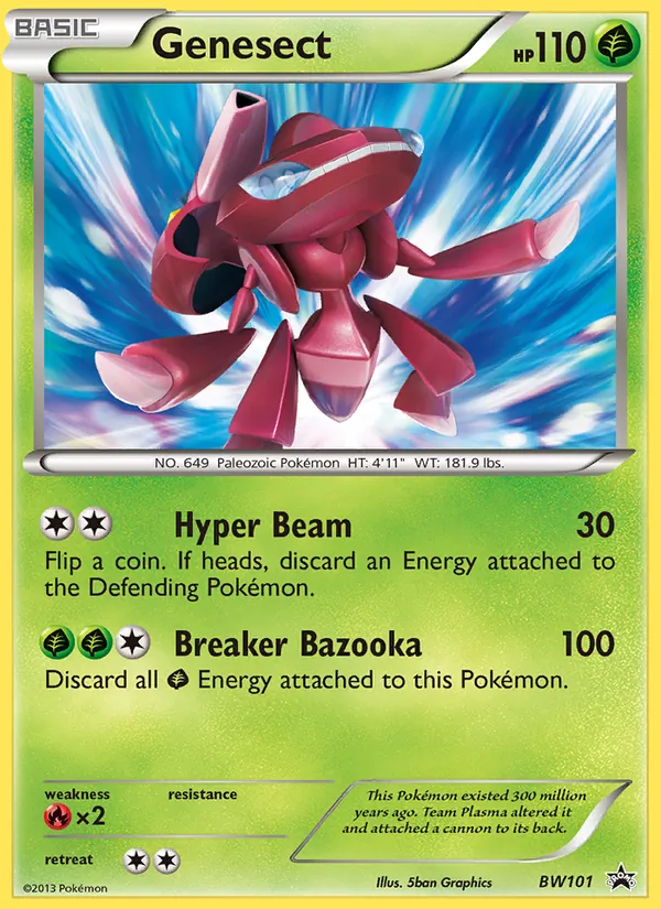 Genesect — BW Black Star Promos #BW101 (Pokémon TCG card)