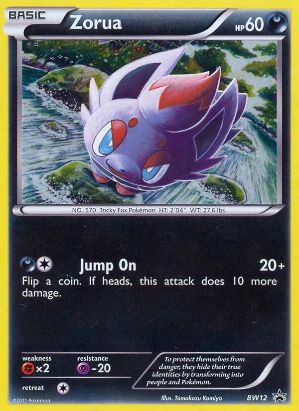 Zorua — BW Black Star Promos #BW12 (Pokémon TCG card)