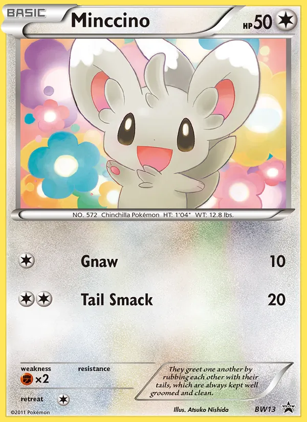 Minccino — BW Black Star Promos #BW13 (Pokémon TCG card)